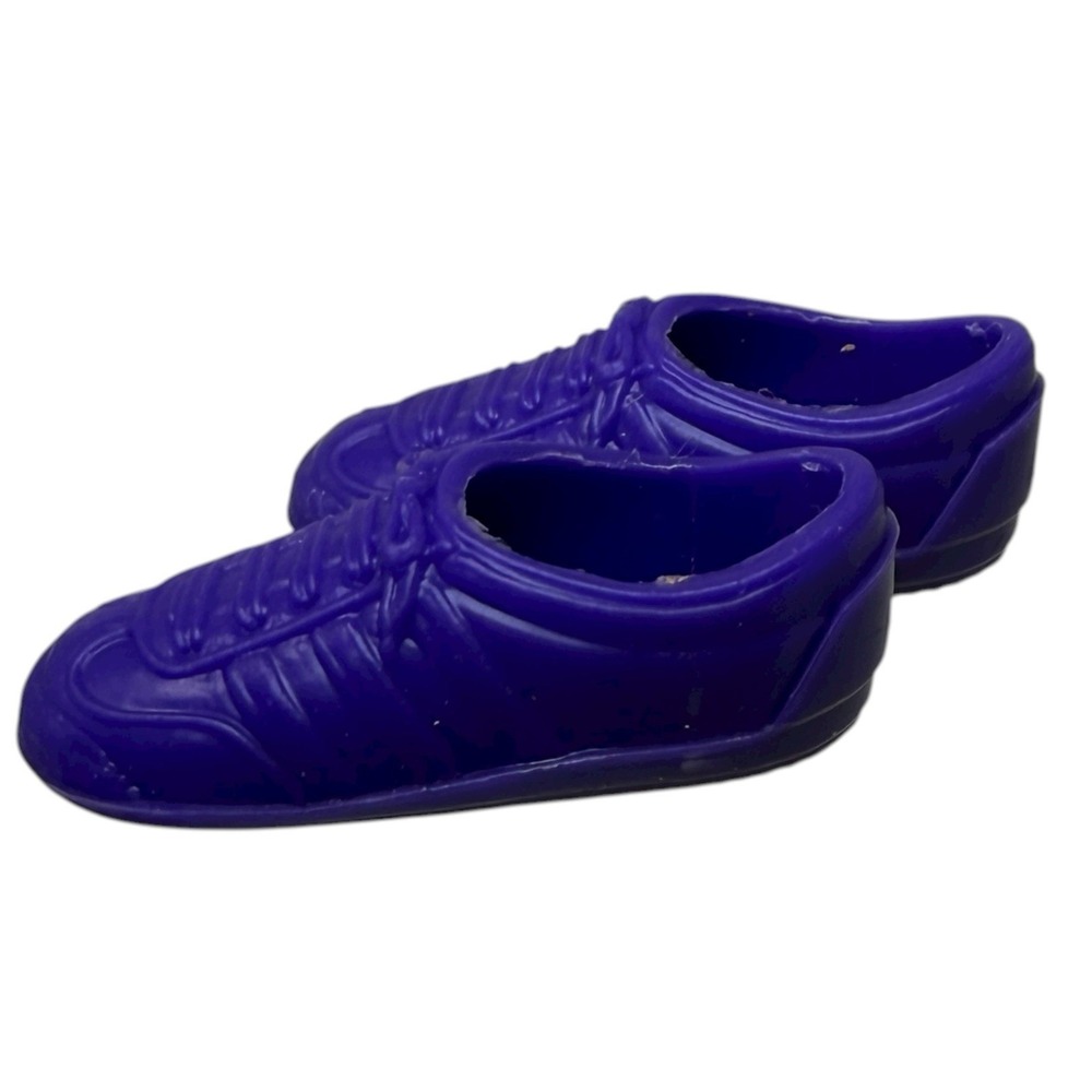 SKIPPER/STACIE Doll Shoes Purple Tennis Athletic Flat Foot Doll Shoes-CHINA